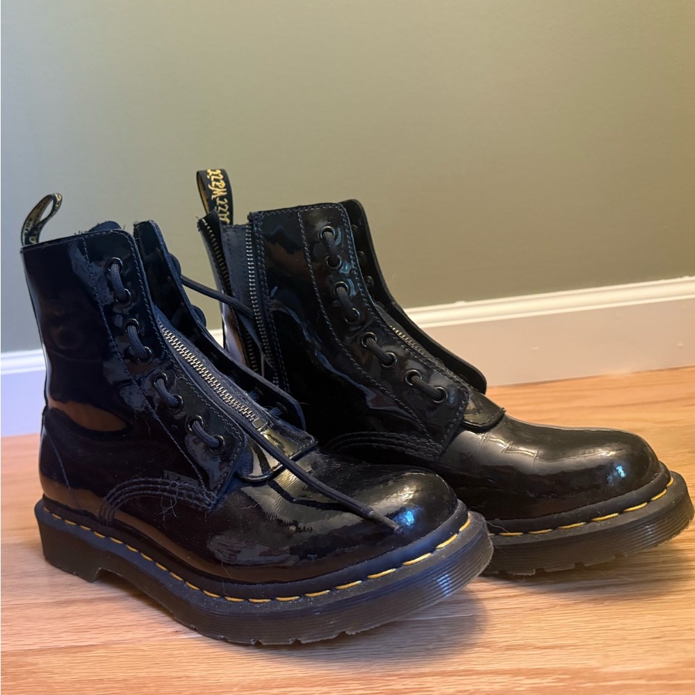 Dr. Martens Black Combat Boots